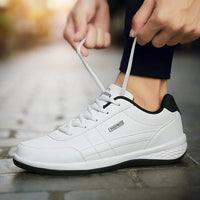 Lars | Herren Street Sneaker Schnürung Casual Urban Modern Komfort – Weiß