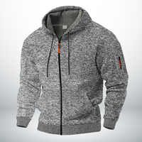 Mila | Fleecejacke Herren modern & trendy – Grau