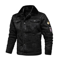 Ben | Zeitlose Sherpa-Jacke – Schwarz