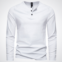 Royal | Exklusive HENLEY Shirt – Weiß