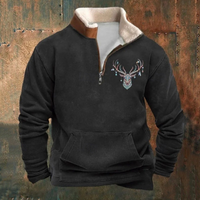 Yvo® | Quarto Reißverschluss Pullover – Schwarz