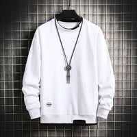 JAKOB - DOPPELSCHICHTIGER PULLOVER – Weiß