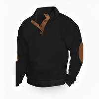 Jonel - Stilvoller und bequemer Herrenpullover – Schwarz
