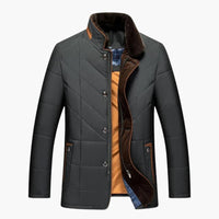 Heiko | Stylische wattierte Jacke – Schwarz