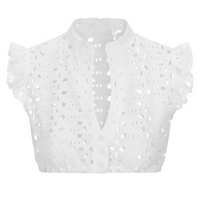 Sharla - Elegante Bluse für das Oktoberfest – Weiß 2