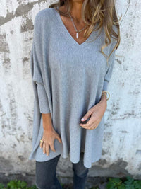 Anna™ | Eleganter Pullover – Grau
