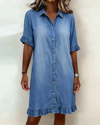 Amelith - Leichtes Jeanskleid – Blau
