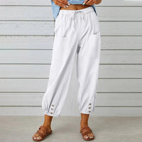 Zayrina - lässige Jogginghose – Weiß