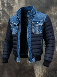 Marco | Doppelte Denim-Jacke Herren modern & stylisch – Jeansblau