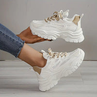 Vielseitiger, atmungsaktiver Sneaker – Beige