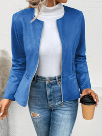EDELMIRA - JACKE MIT REISSVERSCHLUSS – Marine