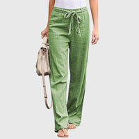 Elena | Moderne leichte Damenhose stilvoll – Grün
