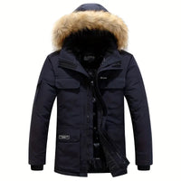 Walter | Stylische Winterkapuzenjacke – Schwarz