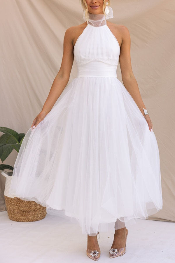 Sonya - Rückenfreies elegantes Sommerkleid