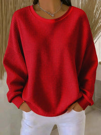 Xanthea - Softtouch-Langarmshirt – Rot