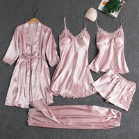 Sorelle | Fünfteiliges Loungewear-Set in eleganter Ausführung – Rosa