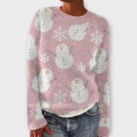 Mia | Damenpullover festlich & gemütlich – Rosa