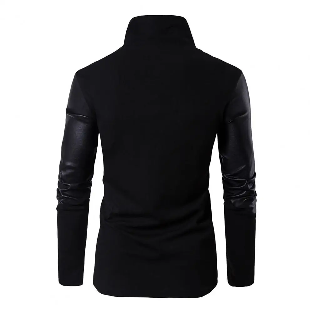Leopold | Gemütlicher Rollkragenpullover mit asymmetrischem Reißverschluss für Herren