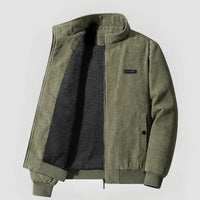 Robert™ – Herrenjacke mit warmem Futter – Oliv