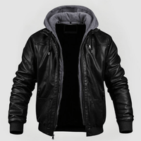 PATRICK - HOCHWERTIGE LEDERJACKE – Schwarz