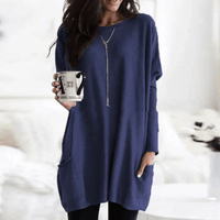 NINA - ÜBERGROßER PULLOVER – Marine