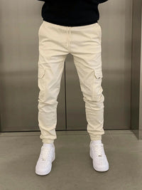 Max | This Stretch-Cargohose Herren klassisch modern – Beige