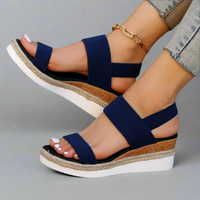 Wendlinde | Bequeme orthopädische Sandalen mit optimalem Komfort – Blau