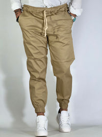 ADOUS - GERADE JOGGINGHOSE – Beige