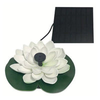 LotusFluss™ Schönes Wasserspiel – Weiß - Mit Solar (2.5 W)