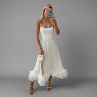 Caldruna | Luftiges Maxikleid mit Stil – Weiß