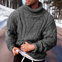 Poinethra | Stylischer Strickpullover – Grau