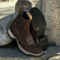 Alexis | Unisex-Cowboystiefel – Braun