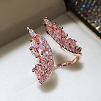 Siarah™| Elegantes Armband- und Ringset – Roségold