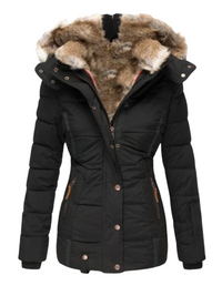 Lisa | Wärmeisolierende Damenjacke für Frauen Outdoor – Schwarz