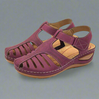 Ursanika | Bequeme Sandalen für den ganzen Tag – Bordeaux