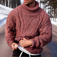 Poinethra | Stylischer Strickpullover – Rosa