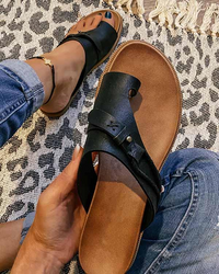 Runa |  Orthopädische Sandalen für Frauen – Schwarz