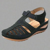 Ursanika | Bequeme Sandalen für den ganzen Tag – Schwarz