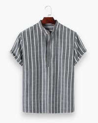 Herren Klassisches Shirt | Zeitloses Design – Grau