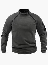 Serge | Warmer Fleecepullover – Grau