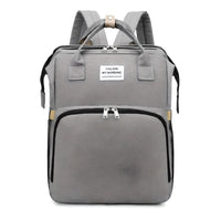 Wickelrucksack Für Damen | Mehrere Taschen – Grau