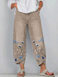 Giada - Bedruckte Relaxed-Fit-Jeans – Mehrfarbig