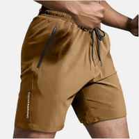Schnell trocknende Active Shorts – Khaki