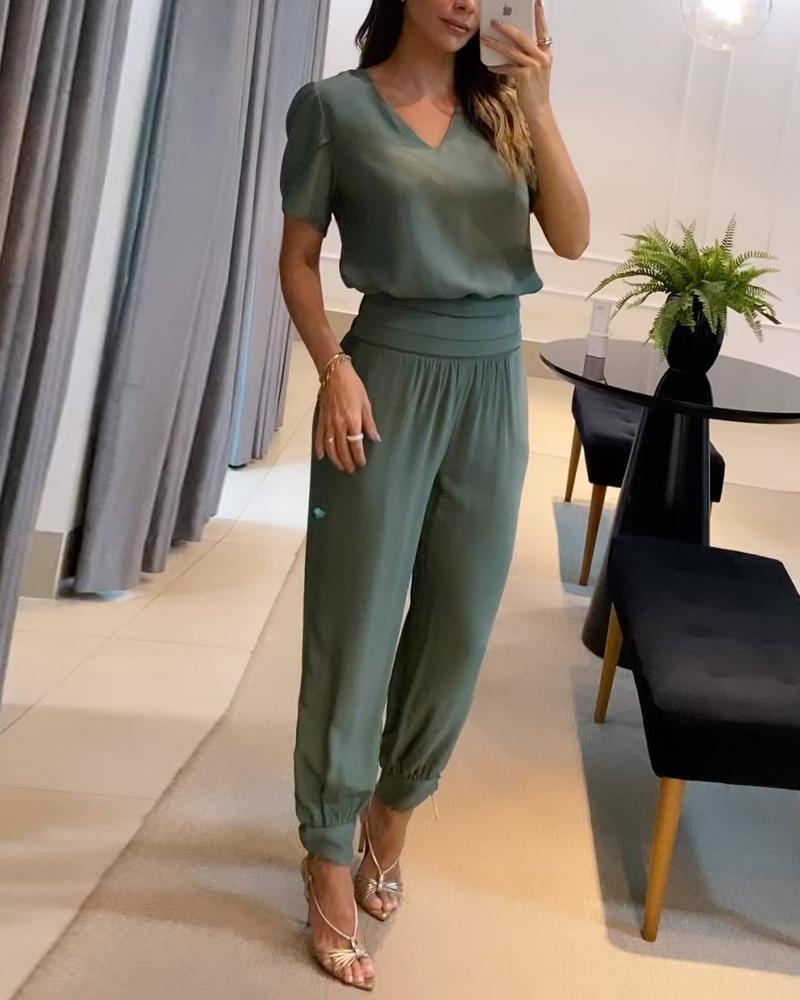 Mathilda Trendiges Set aus Bluse und Hose