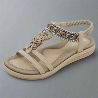 Felicitas | Handcrafted Premium Boho Sandals – Aprikose