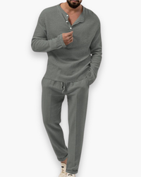Herren Stilvolles Set | Komfortabel Und Atmungsaktiv – Grau