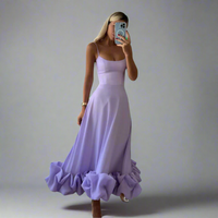 Caldruna | Luftiges Maxikleid mit Stil – Lila