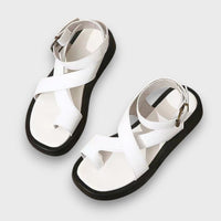 Nora – Gladiator Sandalen – Weiß