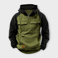 Titan - Half-Zip Hoodie – Grün