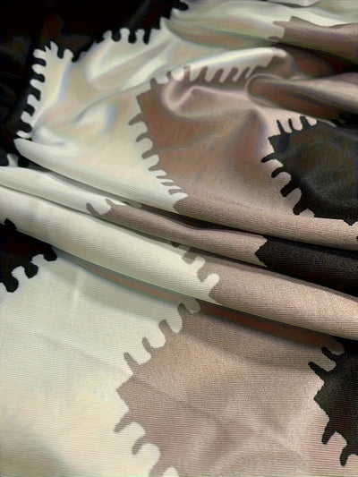 Leylissa | Schwarzes Dreiteiliges Set mit Chevron